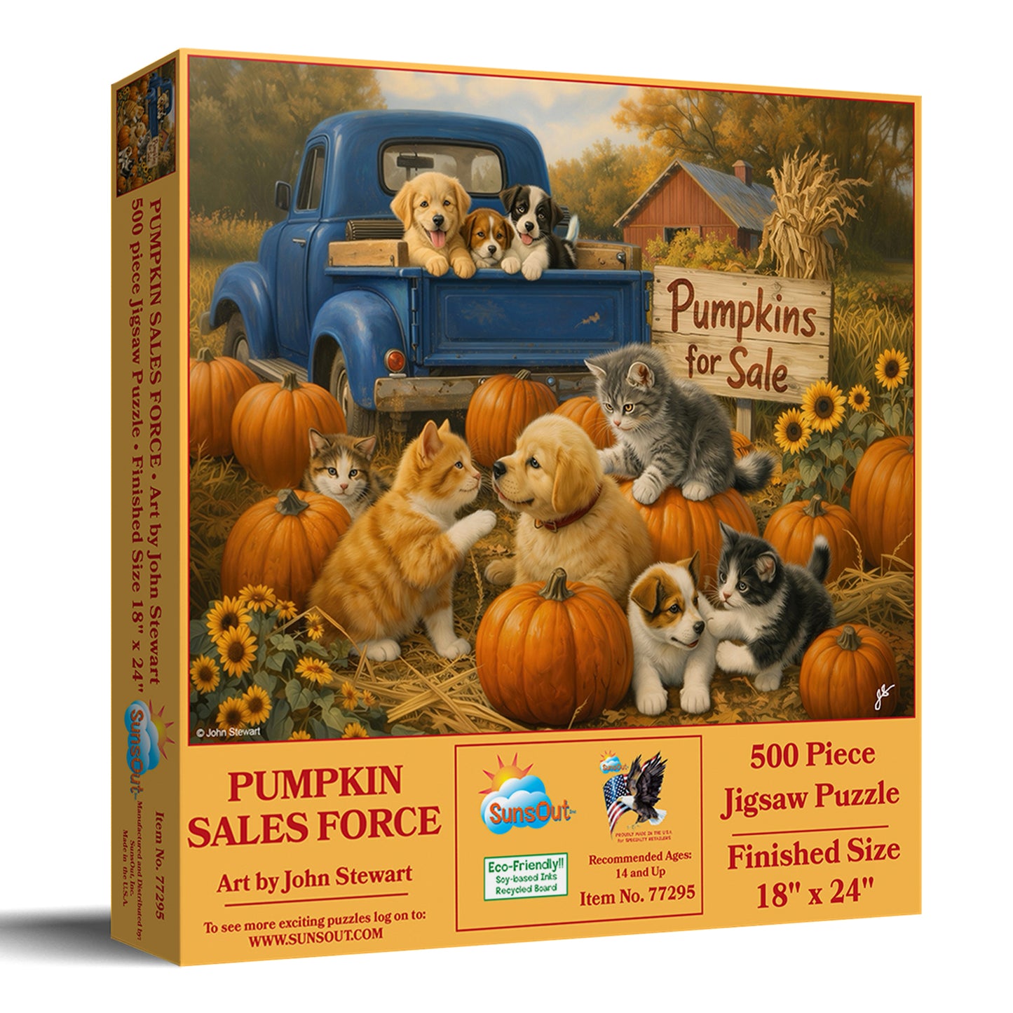 Pumpkin Sales Force 500 pc  Jigsaw Puzzle 77295