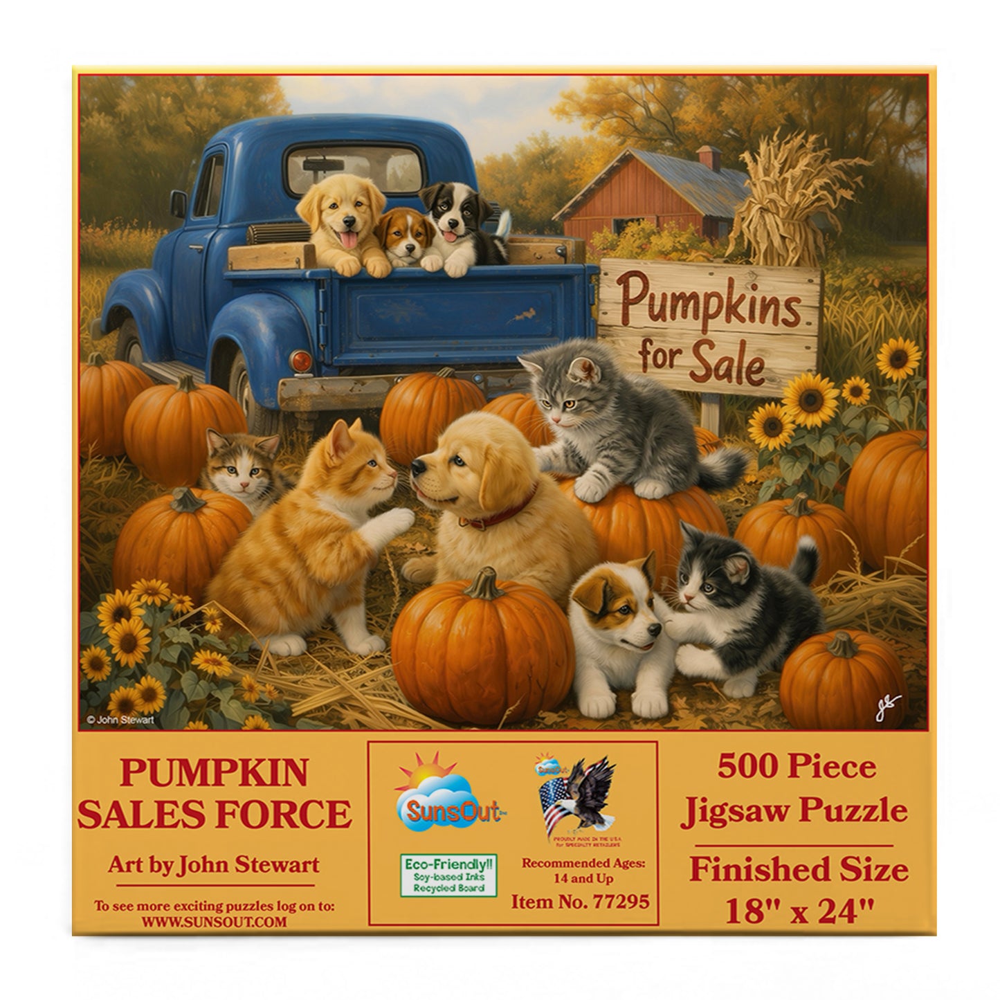 Pumpkin Sales Force 500 pc  Jigsaw Puzzle 77295