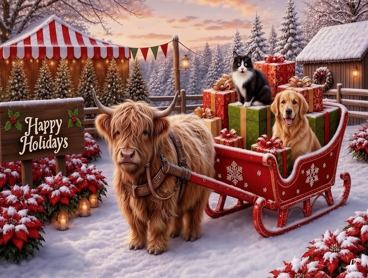 Hitching a Ride 300   Jigsaw Puzzle 77302