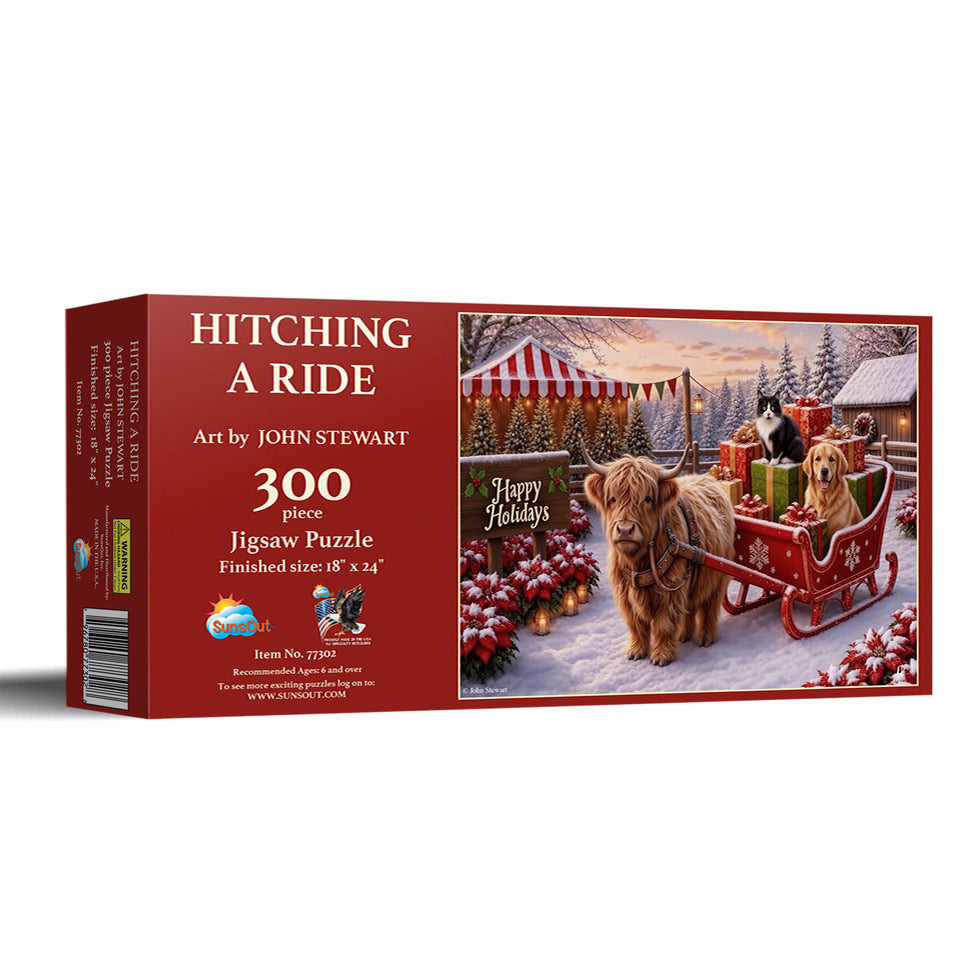 Hitching a Ride 300   Jigsaw Puzzle 77302