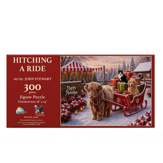 Hitching a Ride 300   Jigsaw Puzzle 77302