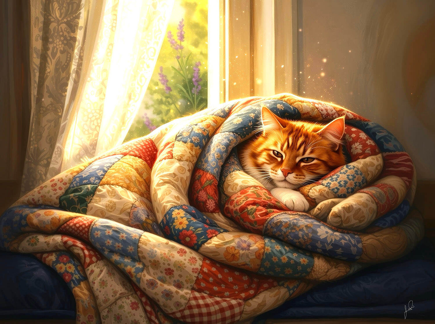Afternoon Snuggles 300 pc  Jigsaw Puzzle 77309