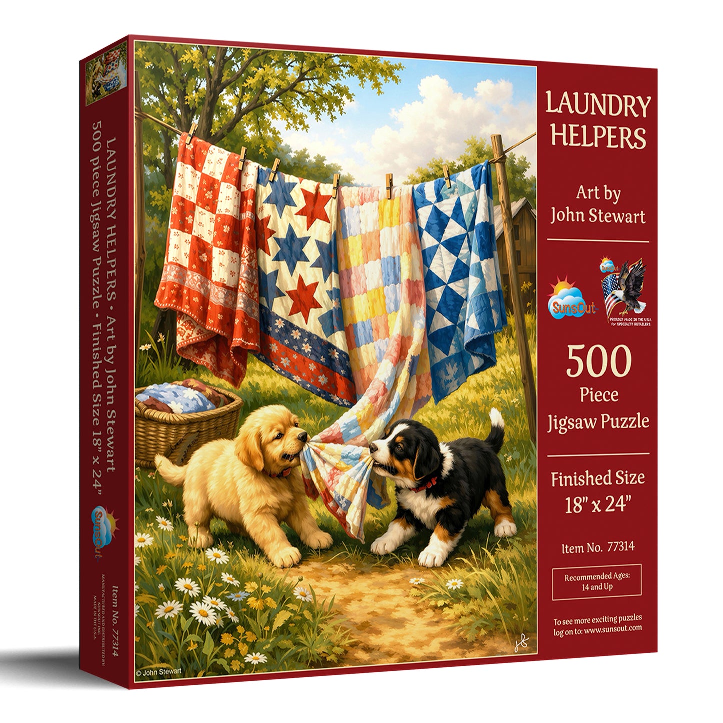 Laundry Helpers 500 pc  Jigsaw Puzzle 77314
