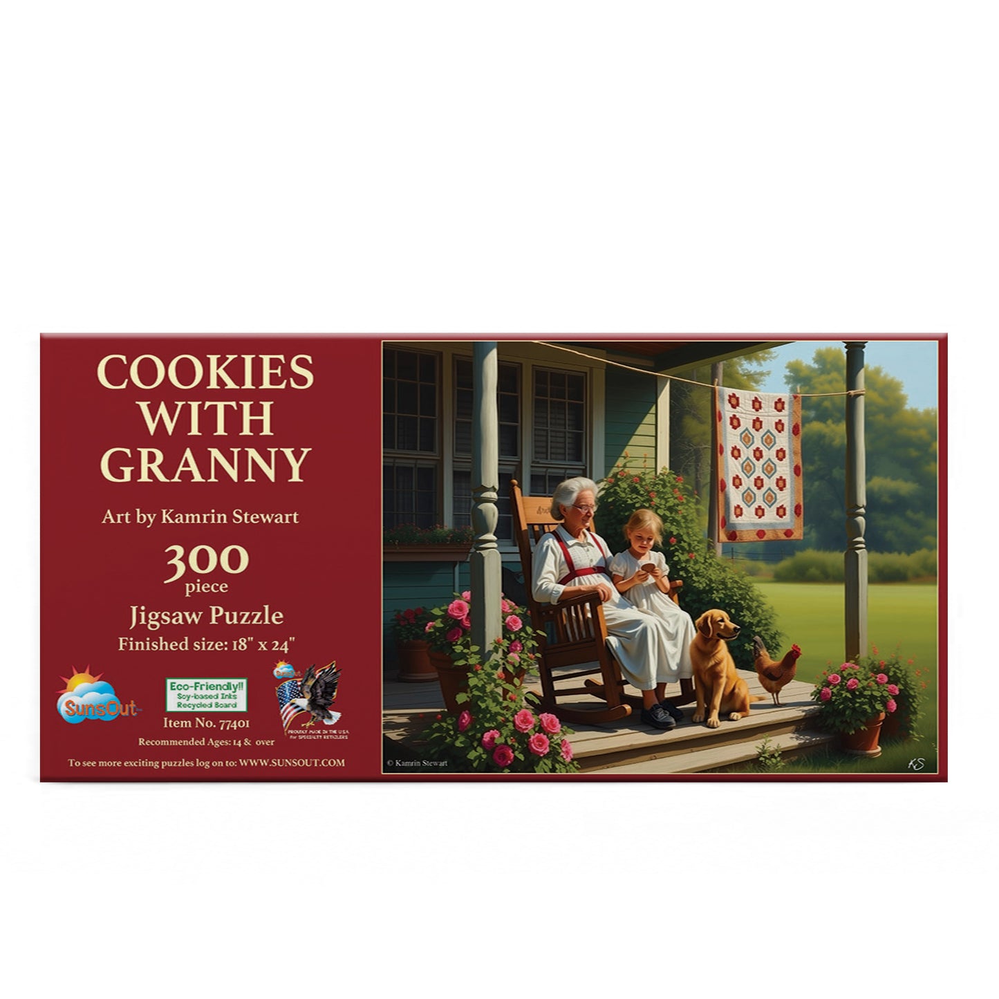 Cookies with Granny 300 pc  Jigsaw Puzzle 77401