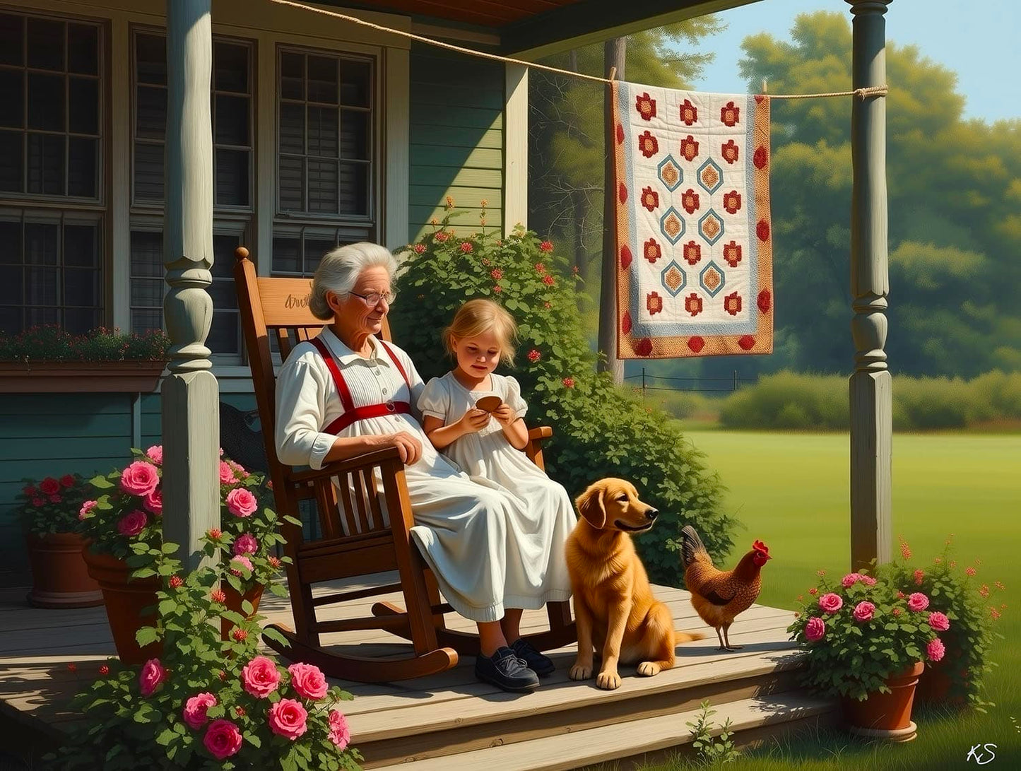 Cookies with Granny 300 pc  Jigsaw Puzzle 77401