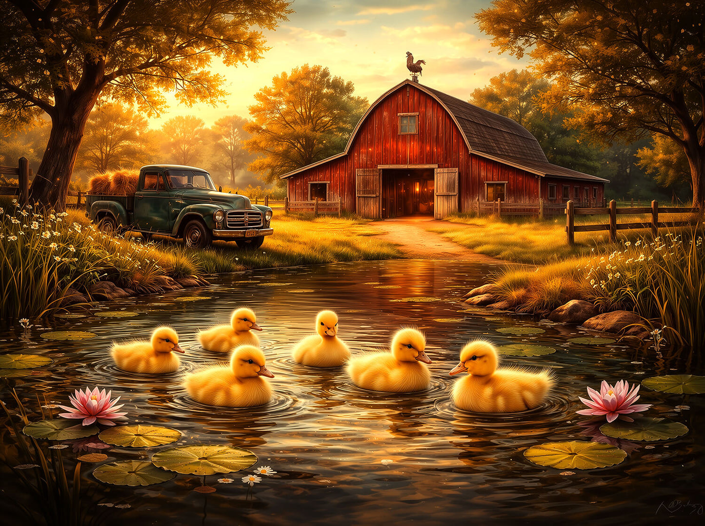 A Raft of Ducks 1000 pc  Jigsaw Puzzle 77410
