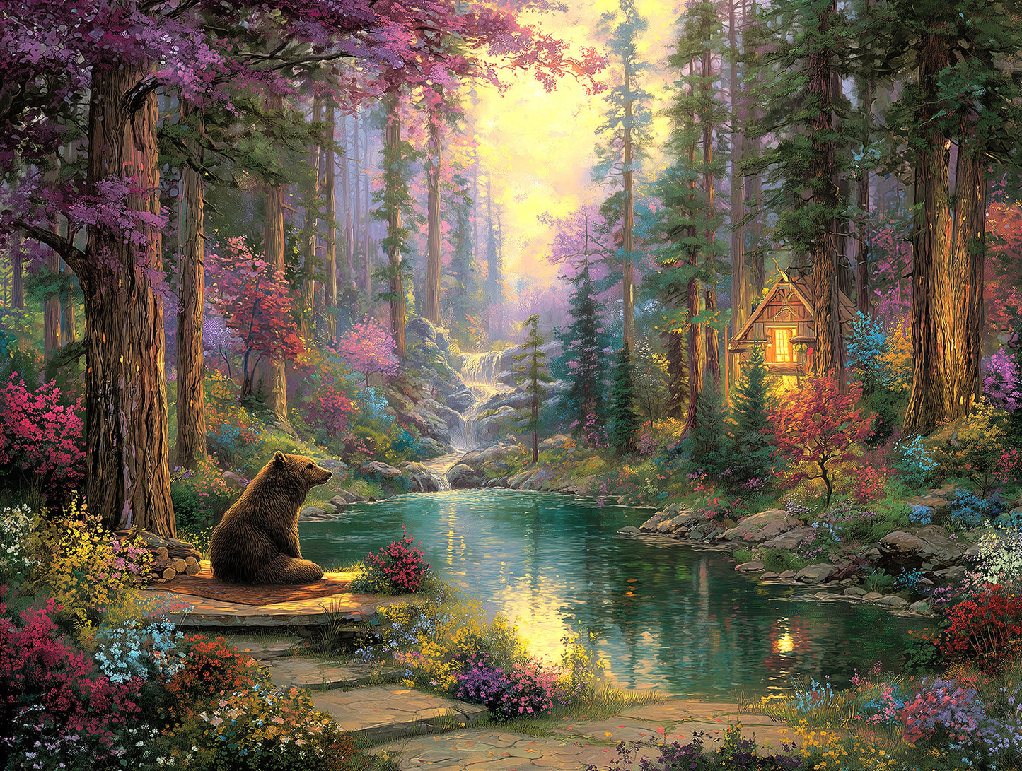 A Bear in the Woods 300 pc  Jigsaw Puzzle 77501