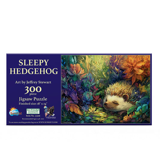 Sleepy Hedgehog 300 pc  Jigsaw Puzzle 77506