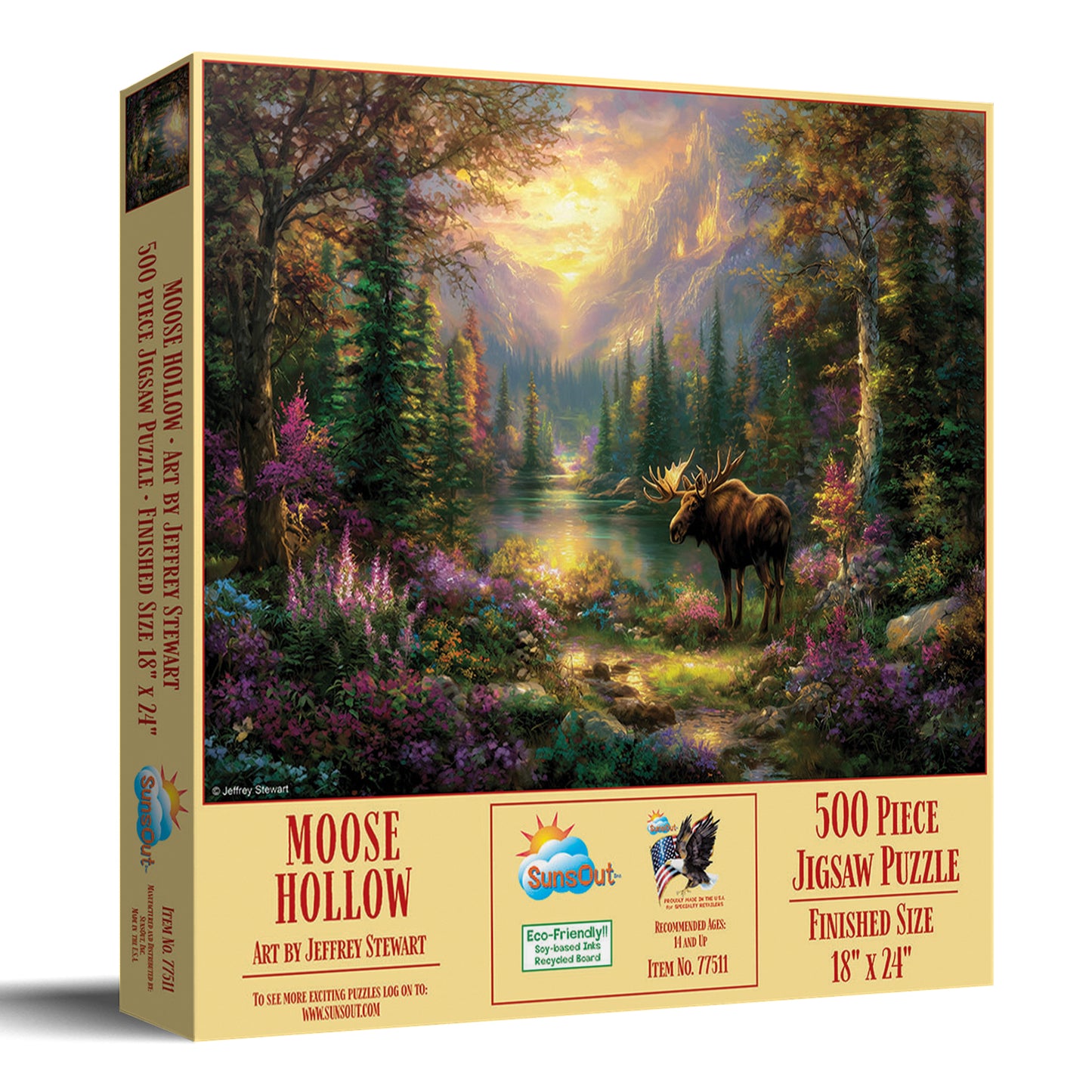 Moose Hollow 500 pc  Jigsaw Puzzle 77511