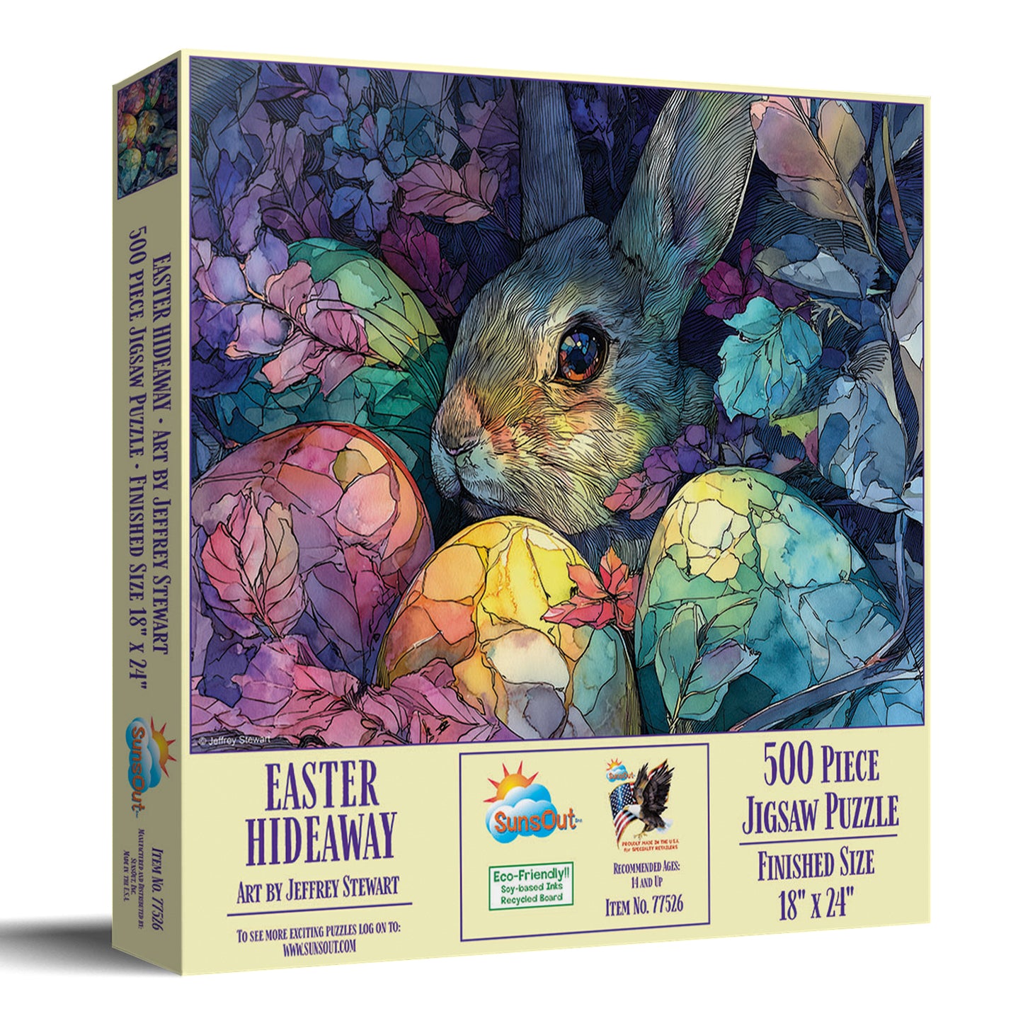 Easter Hideaway 500 pc  Jigsaw Puzzle 77526