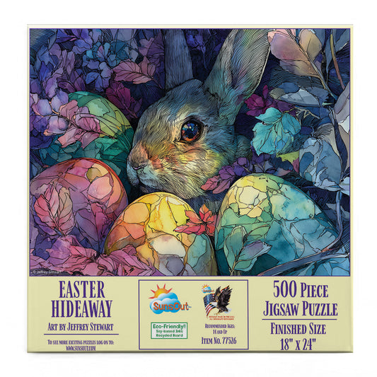 Easter Hideaway 500 pc  Jigsaw Puzzle 77526