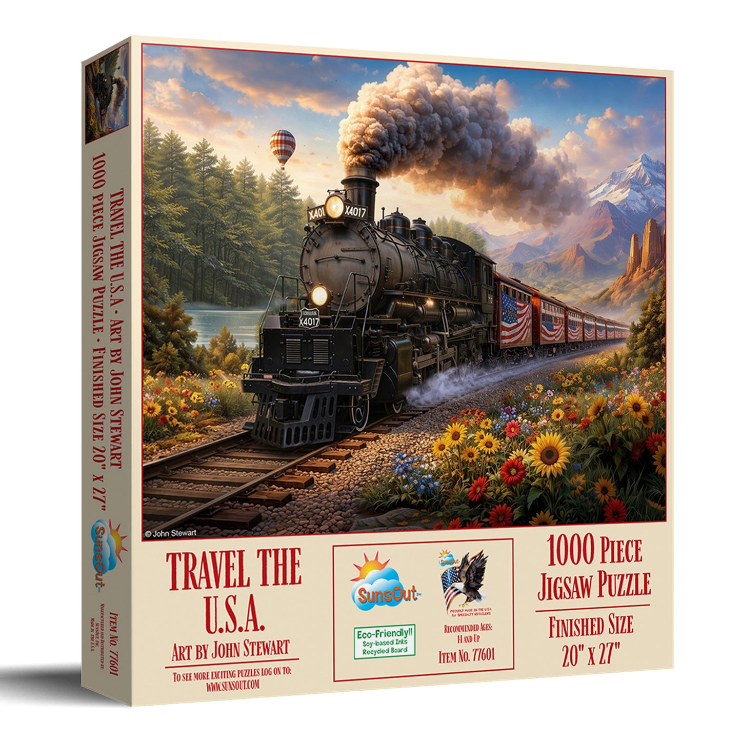 Travel the U.S.A. 1000 pc  Jigsaw Puzzle 77601