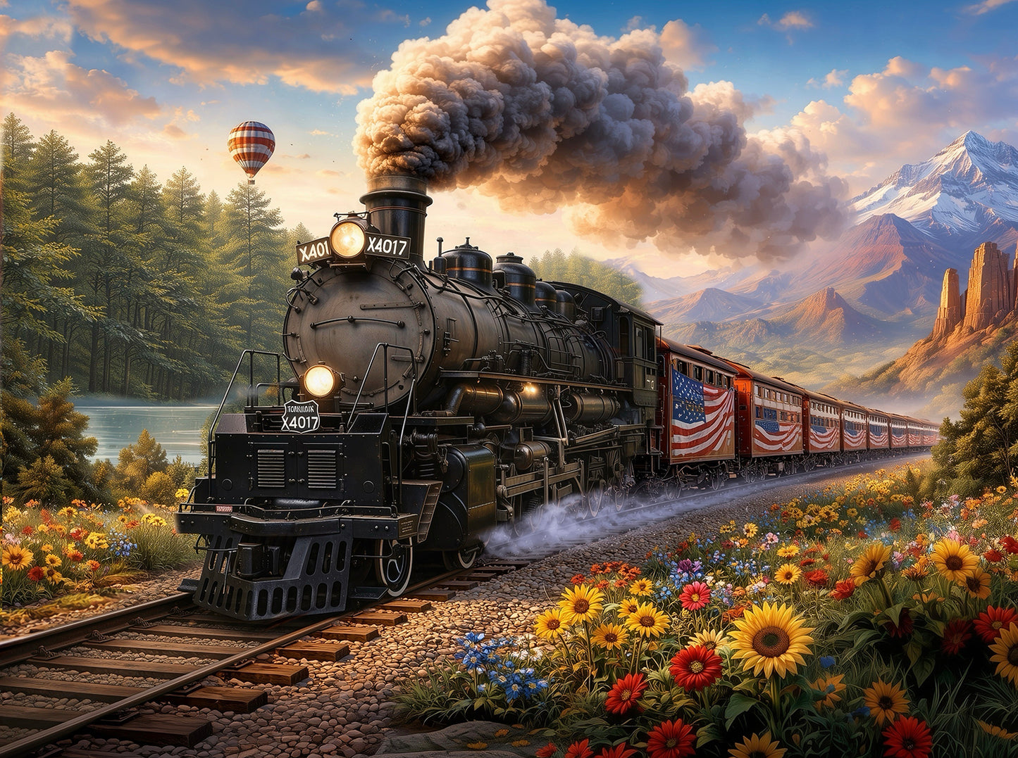 Travel the U.S.A. 1000 pc  Jigsaw Puzzle 77601