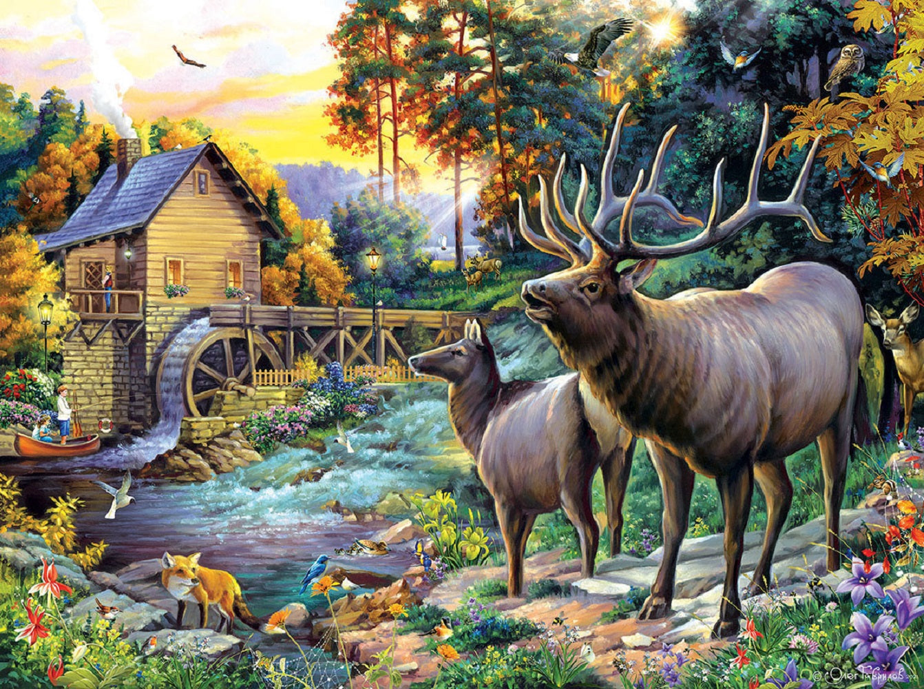 At the Mill 1000 pc  Jigsaw Puzzle 61915