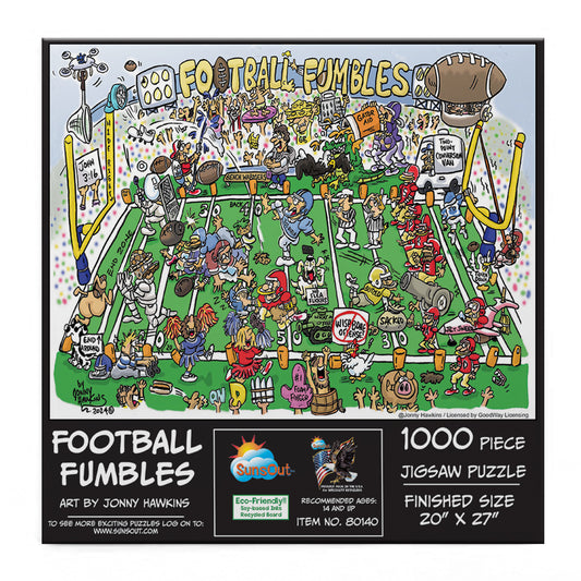 Football Fumbles 1000 pc  Jigsaw Puzzle 80140