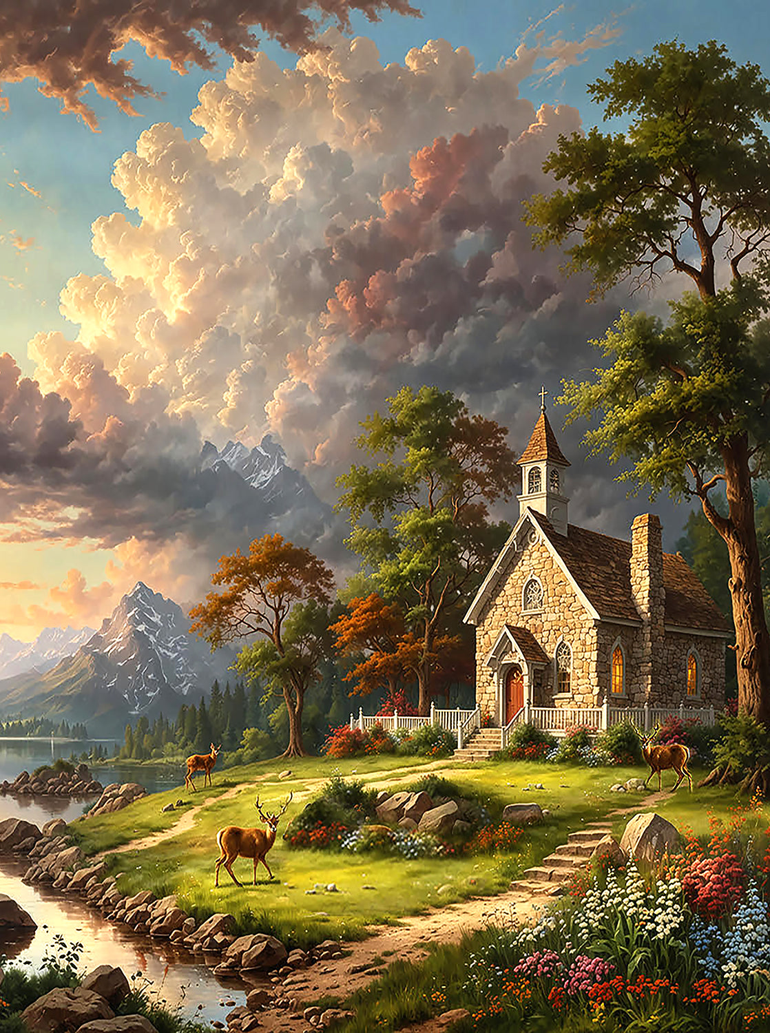 The Stone Church 1000 pc  Jigsaw Puzzle 80142
