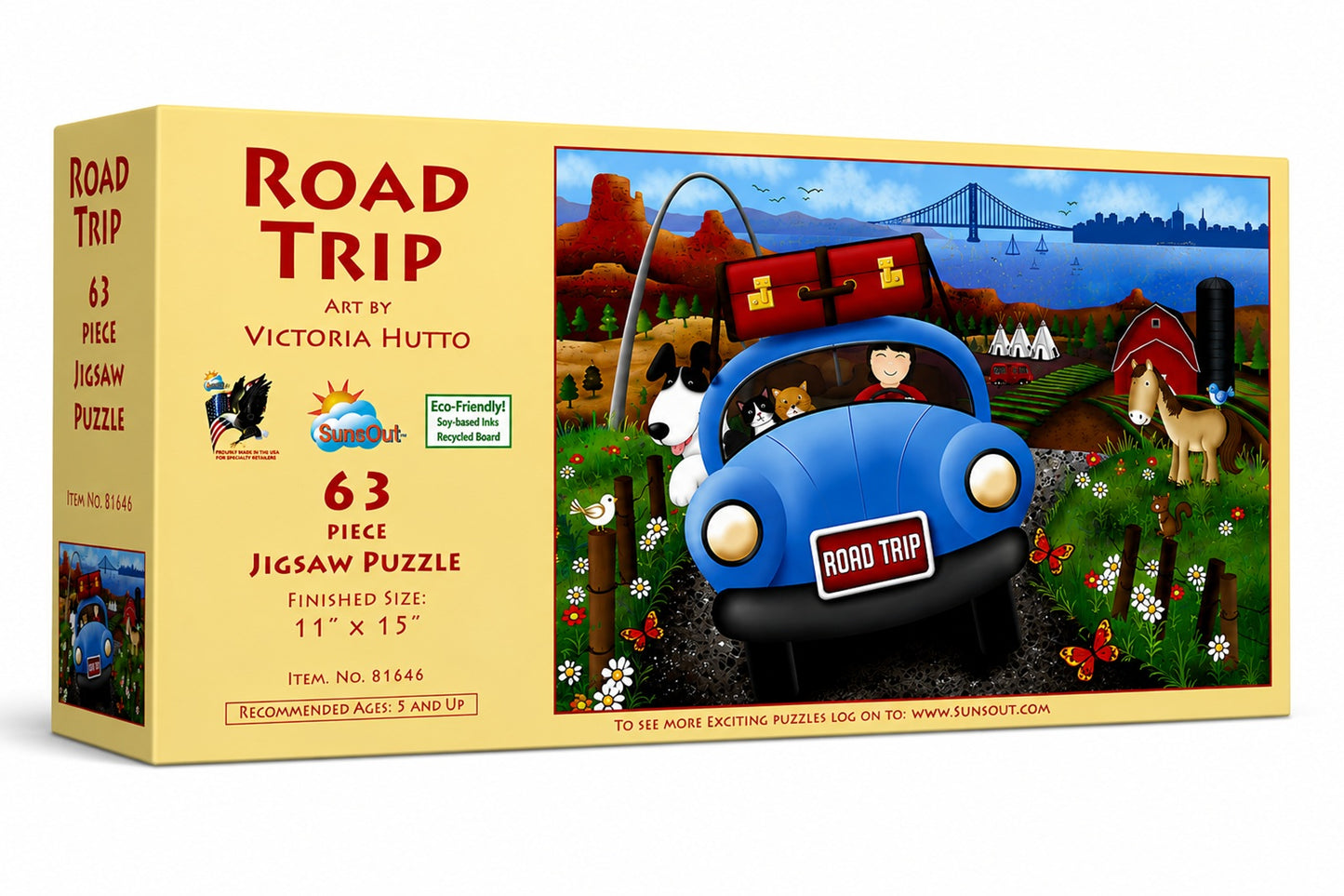 Road Trip 63 pc  Jigsaw Puzzle 81646