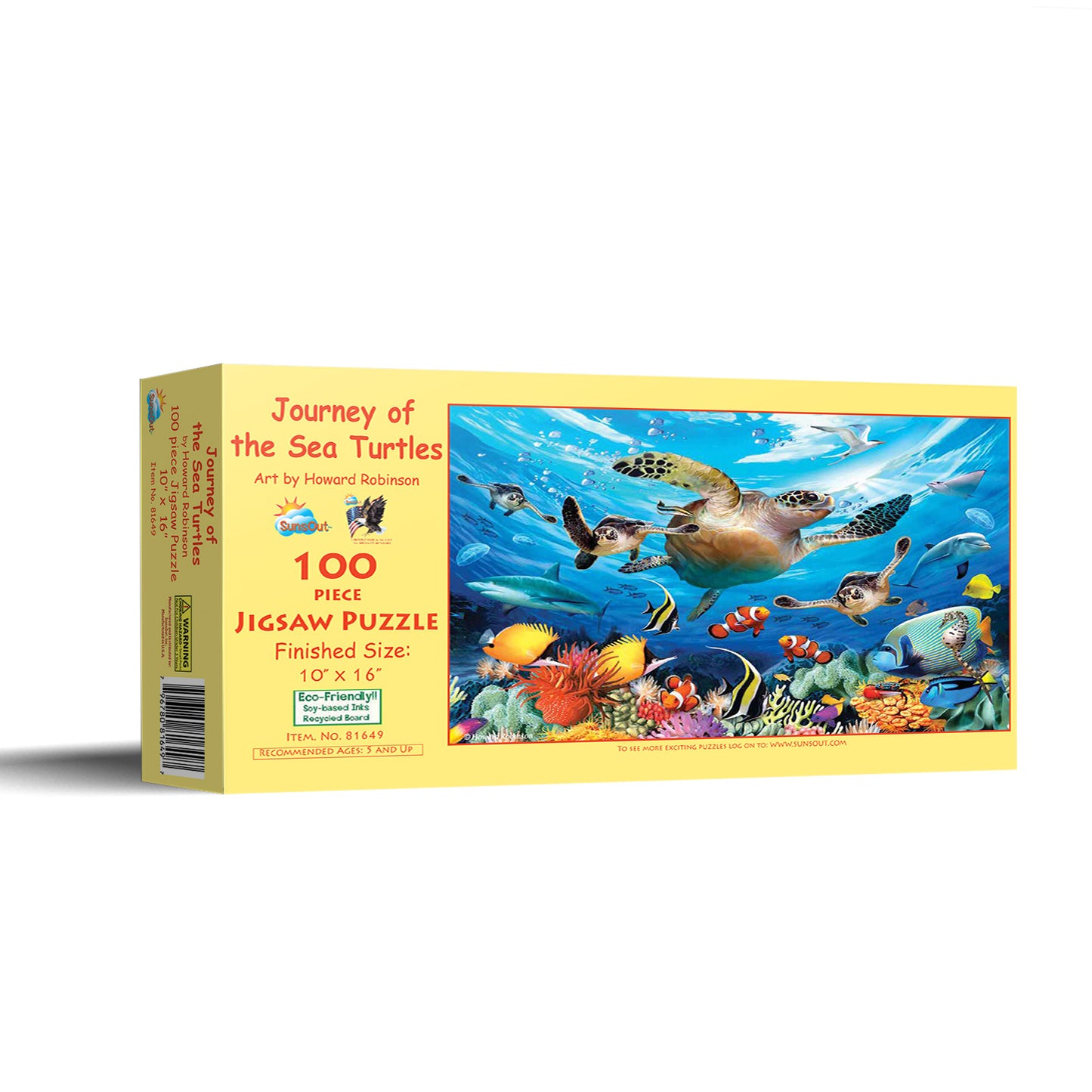 Journey of the Sea Turtles 100 pc  Jigsaw Puzzle 81649