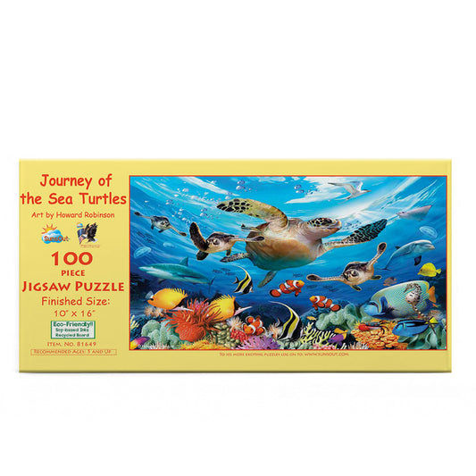 Journey of the Sea Turtles 100 pc  Jigsaw Puzzle 81649