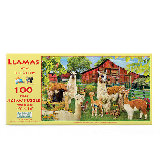 Llamas 100 pc  Jigsaw Puzzle 81674