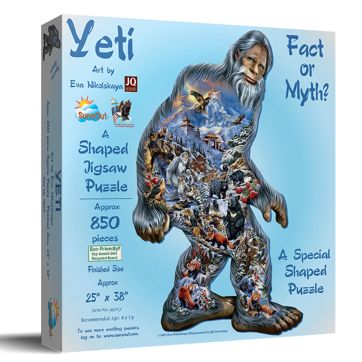 Yeti 850 pc Special Shape Jigsaw Puzzle 95017