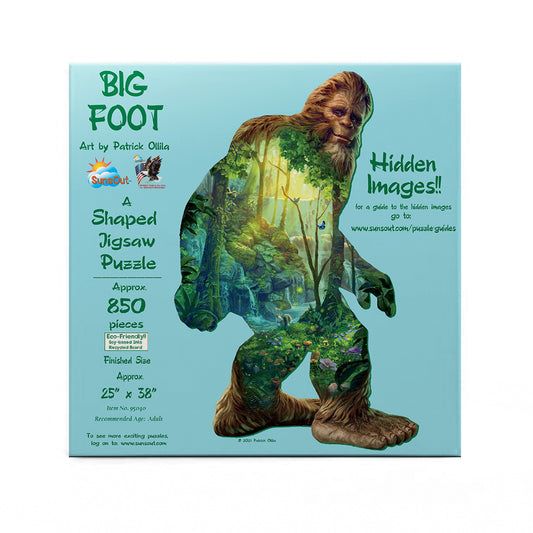 Big Foot 850 pc Special Shape Jigsaw Puzzle 95040
