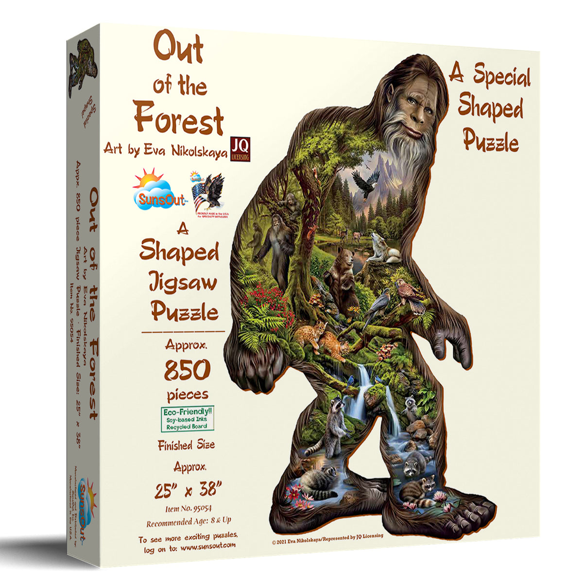 Out of the Forest 850 pc Special Shape Jigsaw Puzzle 95054