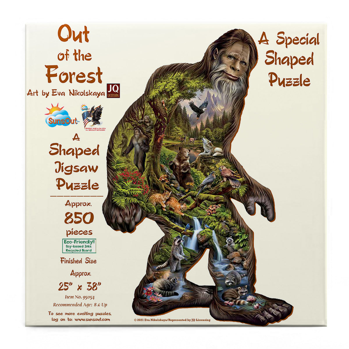 Out of the Forest 850 pc Special Shape Jigsaw Puzzle 95054