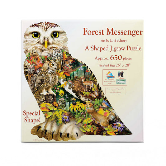 Forest Messenger 650 pc Special Shape Jigsaw Puzzle 95078