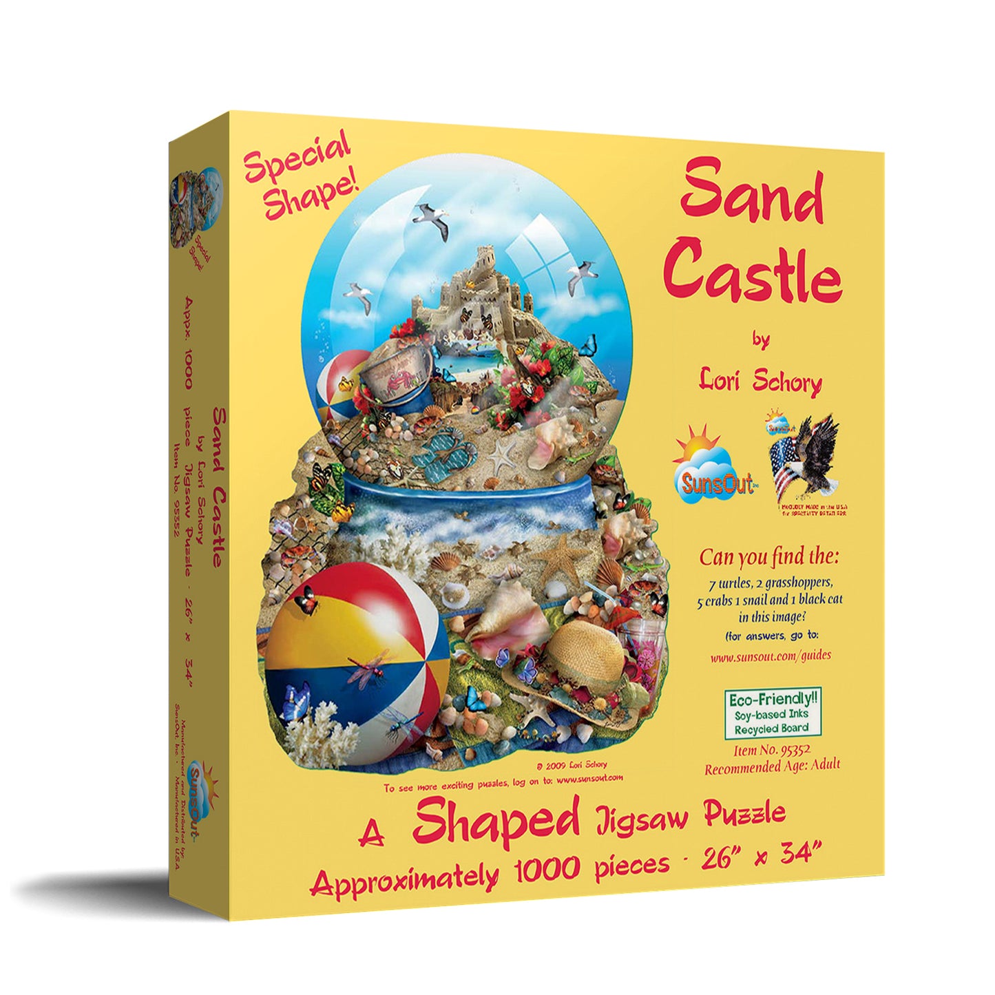 Sand Castle 1000 pc Special Shape Jigsaw Puzzle 95352