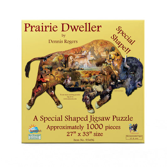 Prairie Dweller 1000 pc Special Shape Jigsaw Puzzle 95496