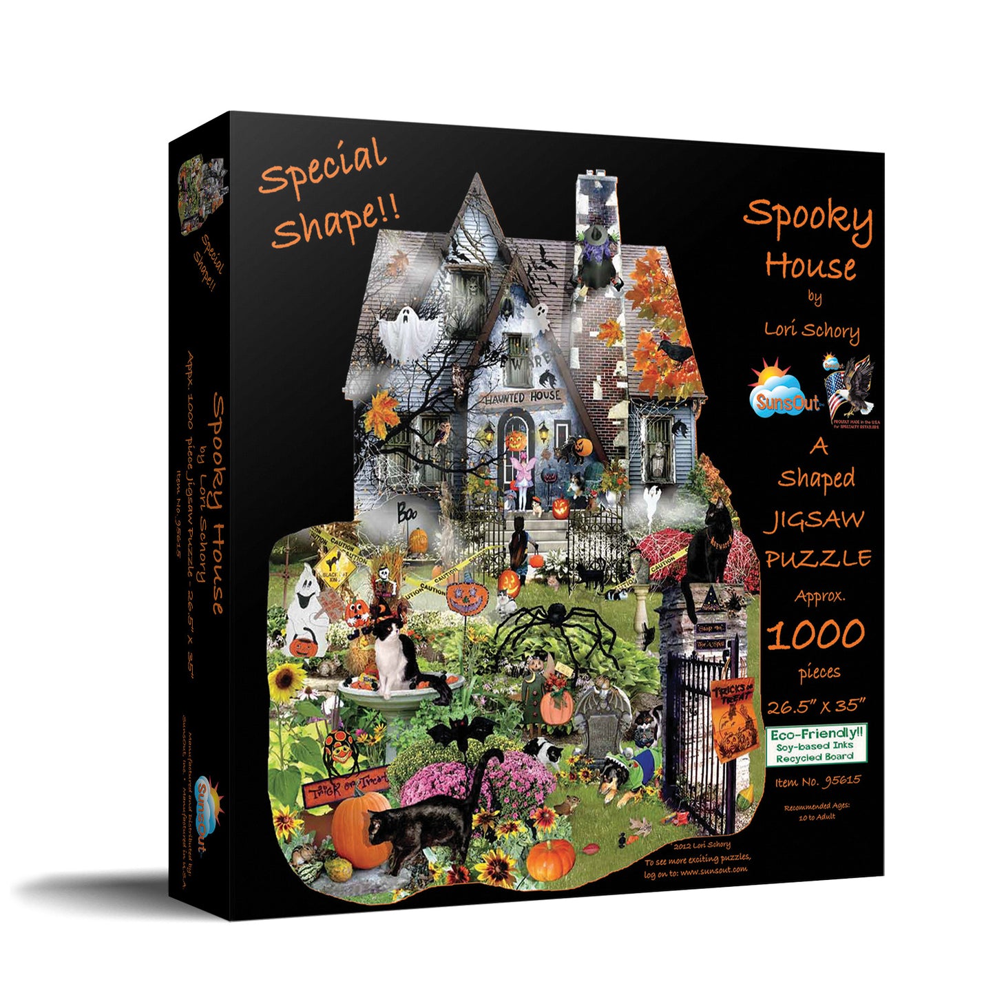 Spooky House 1000 pc Special Shape Jigsaw Puzzle 95615