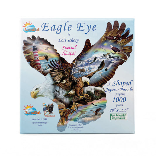 Eagle Eye 1000 pc Special Shape Jigsaw Puzzle 95639