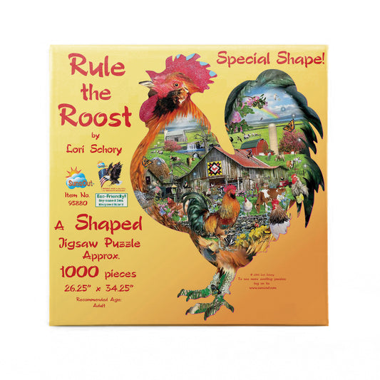 Rule the Roost 1000 pc Special Shape Jigsaw Puzzle 95880