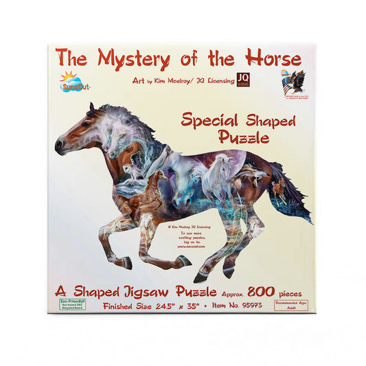 The Mystery of the Horse 800 pc Special Shape Jigsaw Puzzle 95973