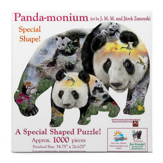 Panda-Monuim 1000 pc Special Shape Jigsaw Puzzle 96043