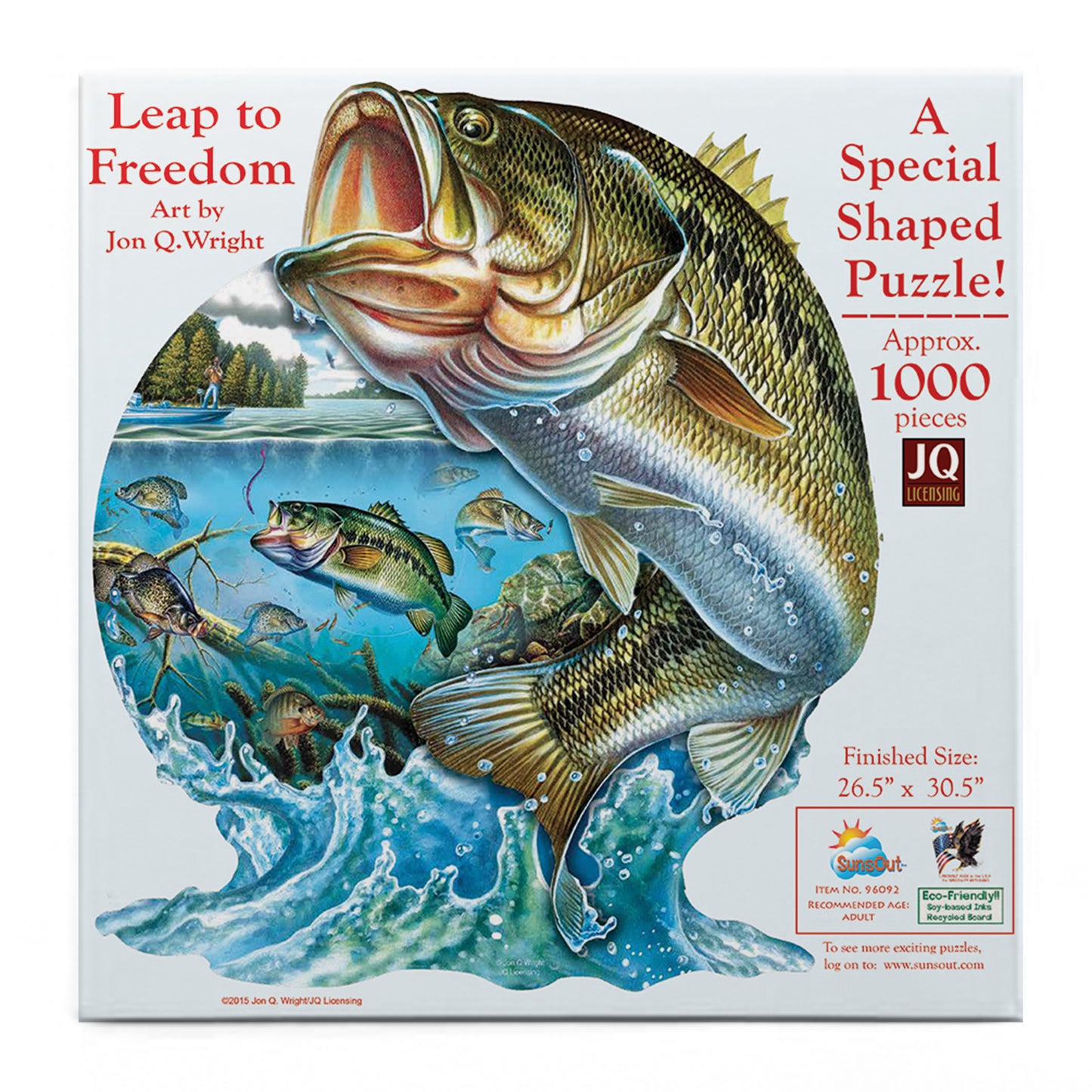 Leap To Freedom 1000 pc Special Shape Jigsaw Puzzle 96092