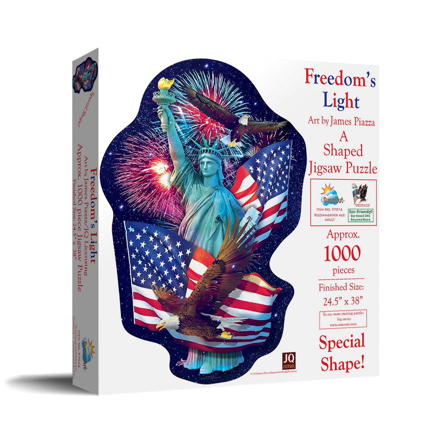 Freedom's Light 1000 pc Special Shape Jigsaw Puzzle 97016