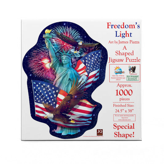 Freedom's Light 1000 pc Special Shape Jigsaw Puzzle 97016