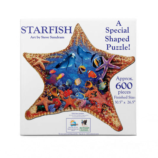 Starfish 600 pc Special Shape Jigsaw Puzzle 97136