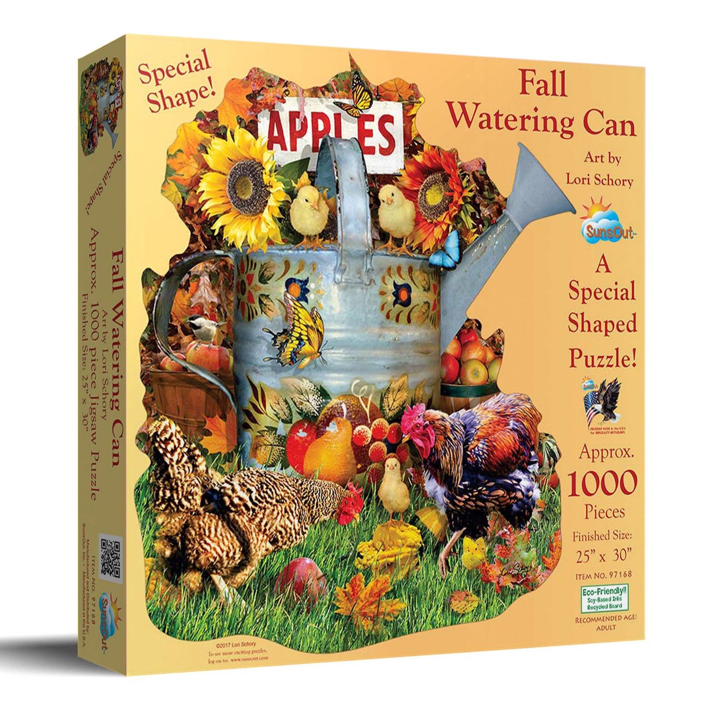 Fall Watering Can 1000 pc Special Shape Jigsaw Puzzle 97168