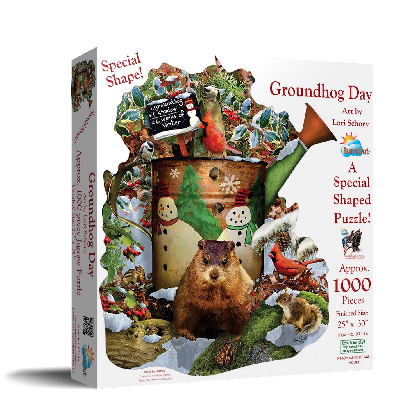 Groundhog Day 1000 pc Special Shape Jigsaw Puzzle 97194