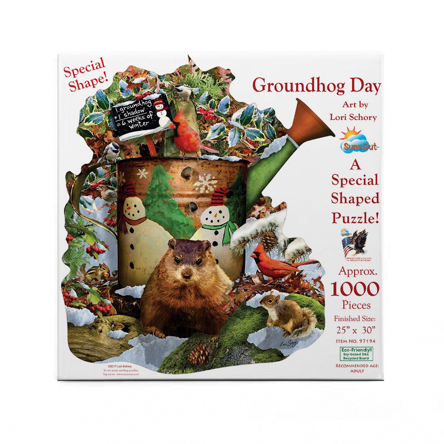 Groundhog Day 1000 pc Special Shape Jigsaw Puzzle 97194