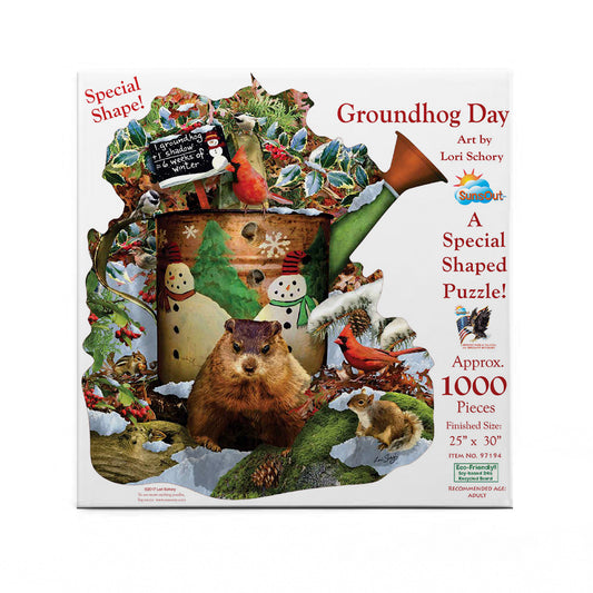Groundhog Day 1000 pc Special Shape Jigsaw Puzzle 97194