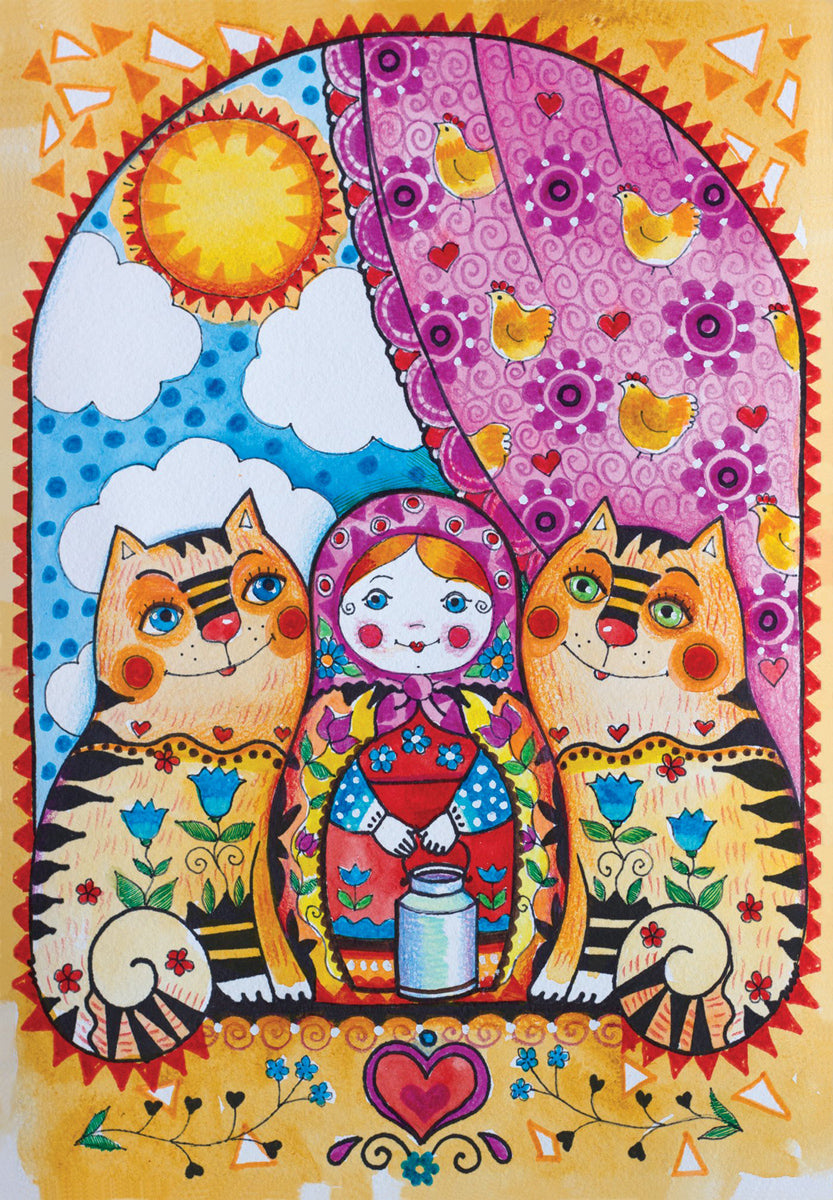 Matryoshka 500 pc  Jigsaw Puzzle 3606