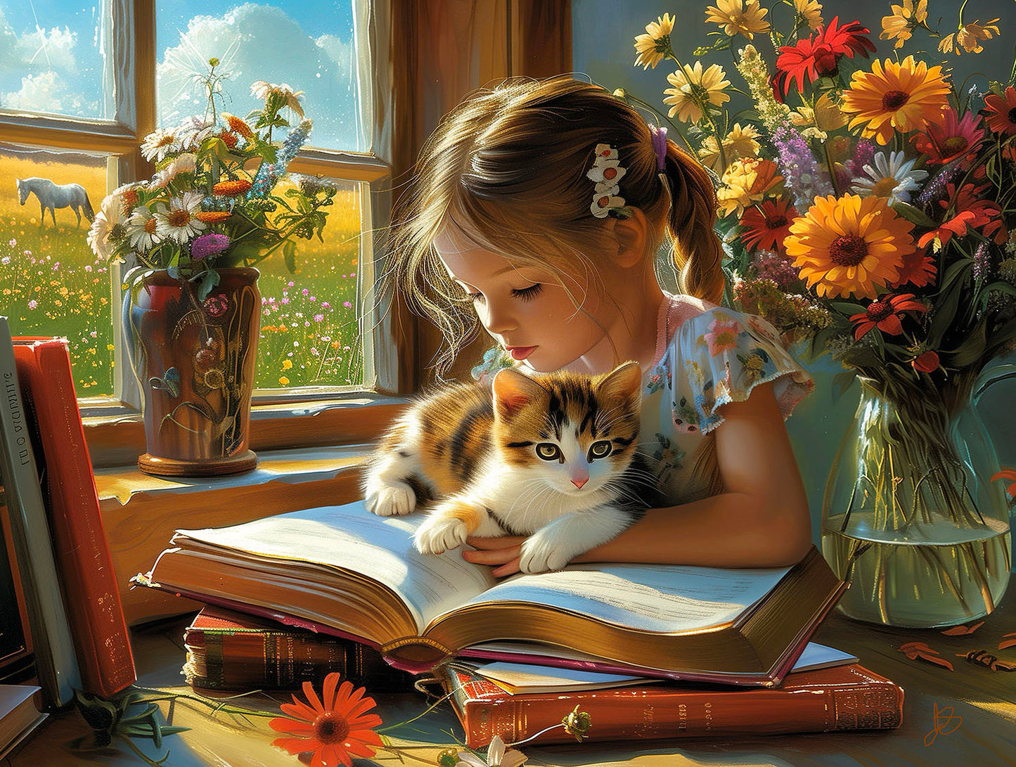 Study Buddy 500 pc Large Pieces Jigsaw Puzzle 77105