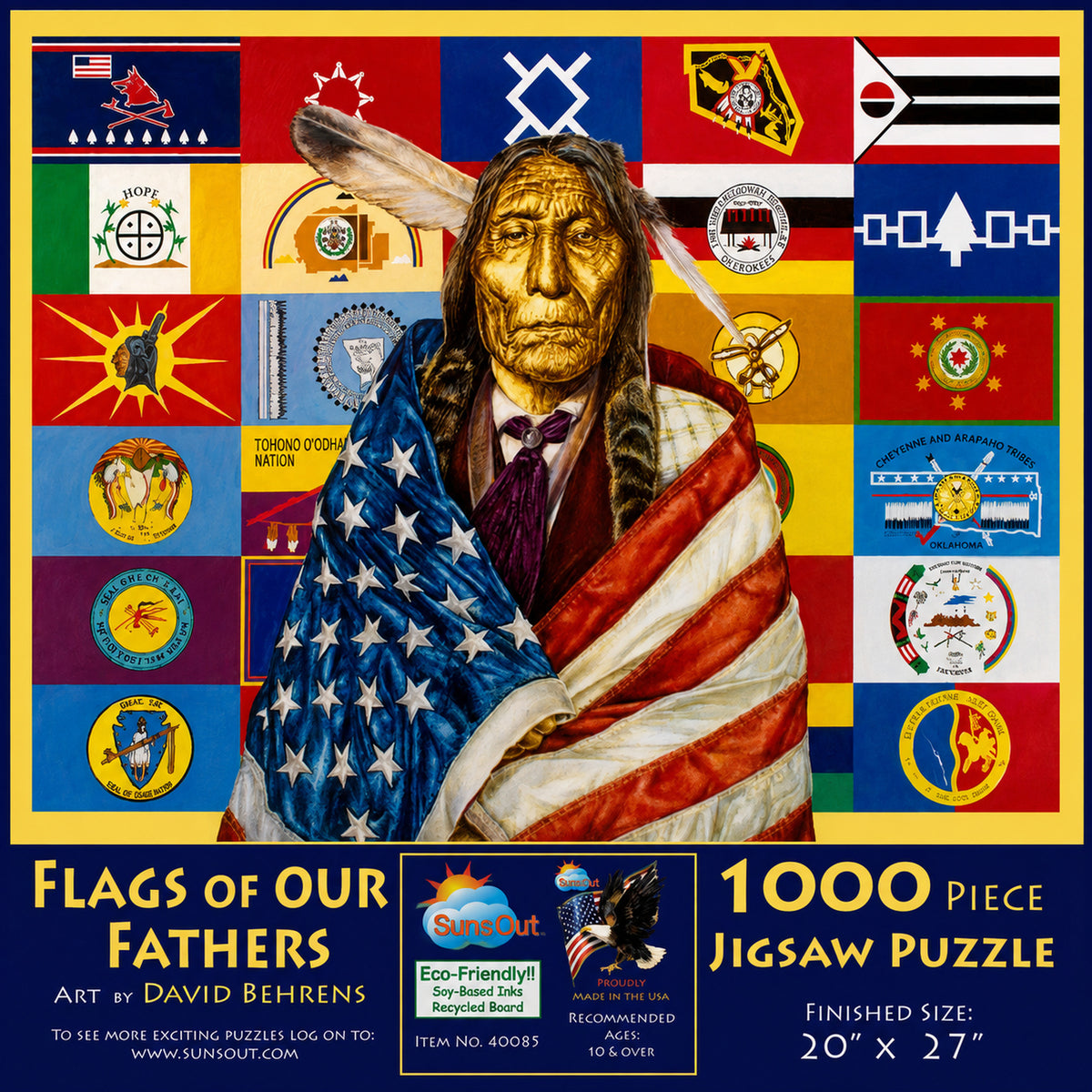 Flags of Our fathers 1000 pc  Jigsaw Puzzle 40085