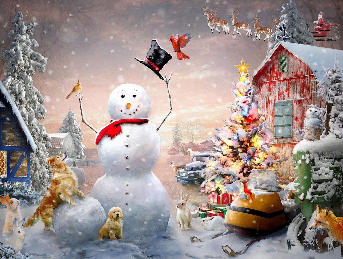 Good Morning Its Christmas 300 pc  Jigsaw Puzzle 39414