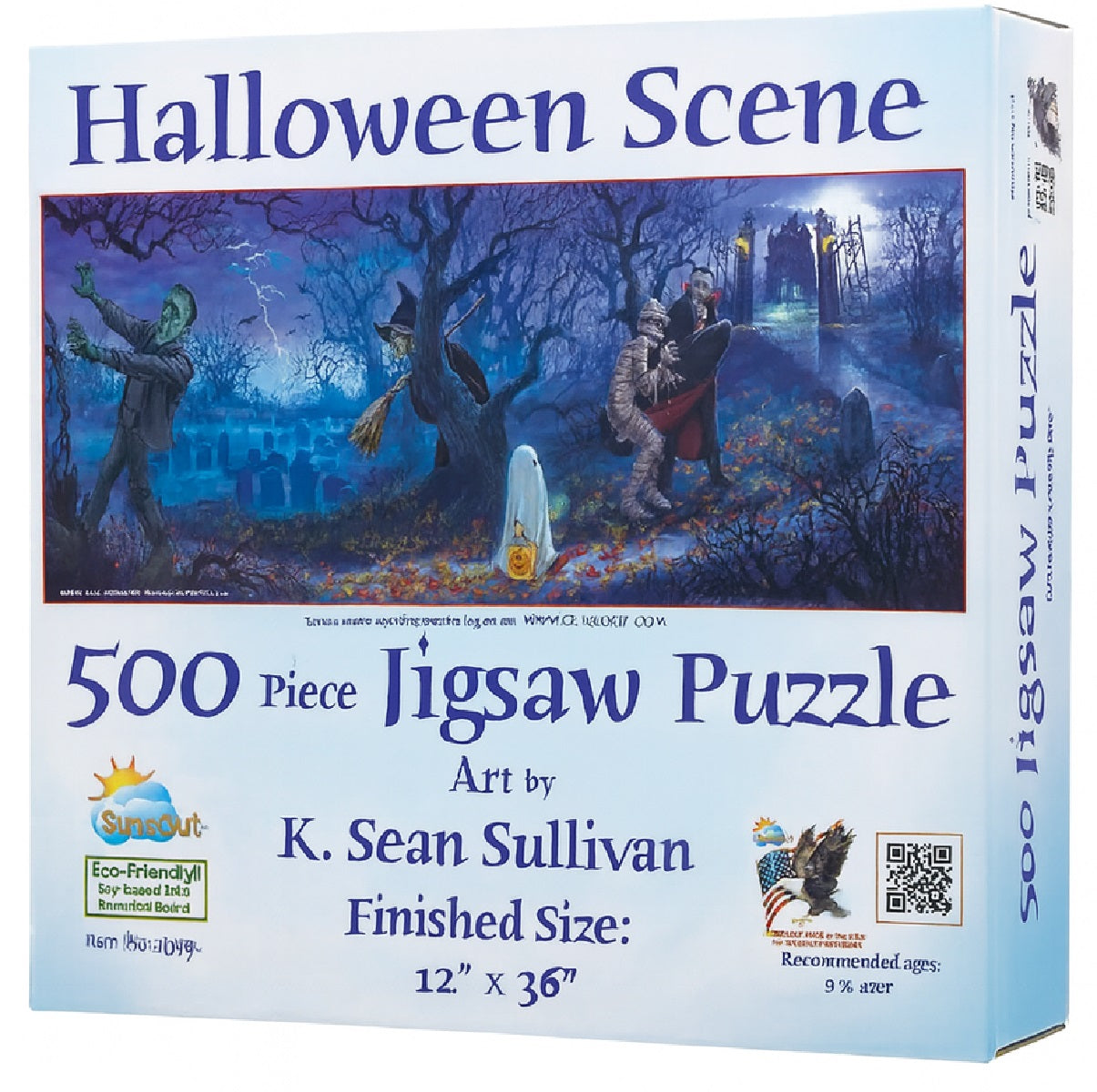 Halloween Scene 500 pc  Jigsaw Puzzle 59199