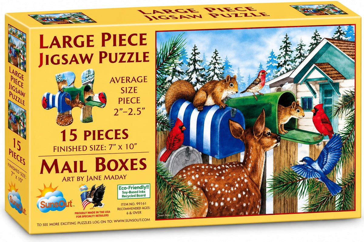 Mail Boxes 15 pc  Jigsaw Puzzle 99161